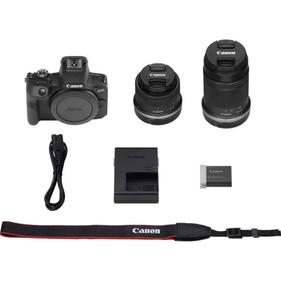 Cámara mirrorless Canon EOS R100 + Objetivo RF-S 18-45mm IS STM + Objetivo RF-S 55-210mm IS STM - Imagen 3