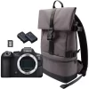 Cámara Mirrorless EOS R6 Mark II de Canon en negro + Mochila + Tarjeta SD + Batería de repuesto