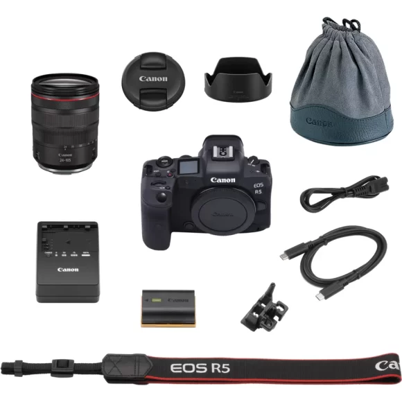 Cámara mirrorless Canon EOS R5 + Objetivo RF 24-105mm F4L.1 IS USM - Imagen 3