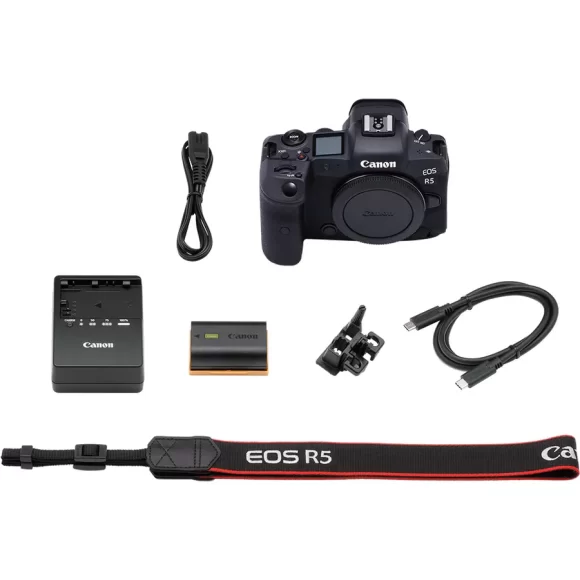 Cuerpo de la cámara mirrorless EOS R5 de Canon - Imagen 3