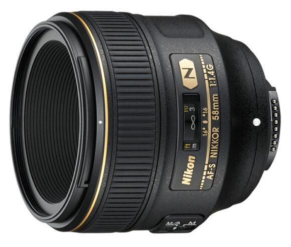 Objetivo AF-S NIKKOR 58mm f/1.4G